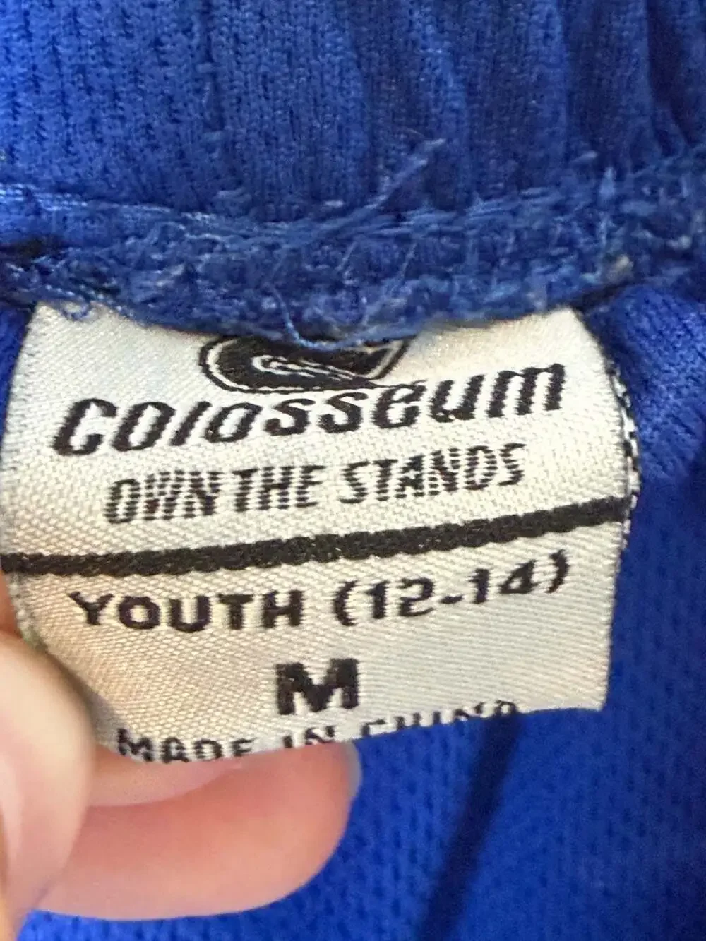 Colosseum Kansas Jayhawks Basketball Shorts Youth Size M (12-14)